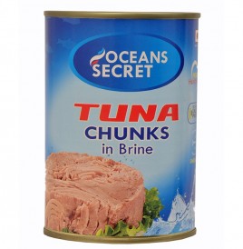 Oceans Secret Tuna Chunks In Brine   Tin  425 grams